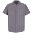 thumbnail image 4 of Red Kap Charcoal/ Red/ White Stripe 709 L, 4 of 5