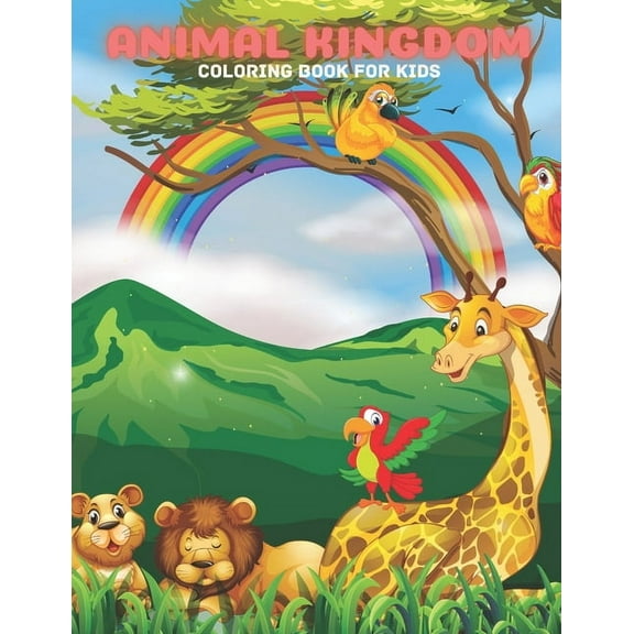 ANIMAL KINGDOM - Coloring Book For Kids (Paperback)