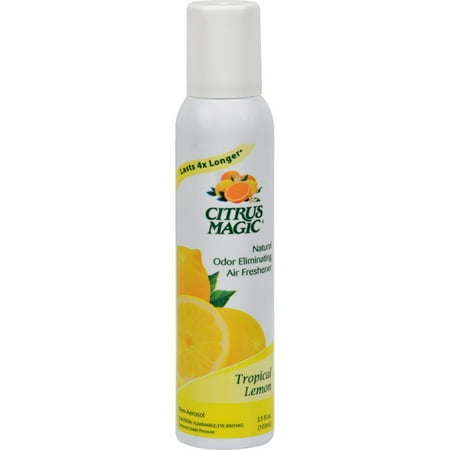 - Citrus Magic Natural Odor Eliminating Air Freshener - Tropical Lemon - 3.5 fl oz