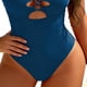 thumbnail image 5 of TaTaai Women's Slim Fit Solid Swimsuit, Sleeveless One Piece with Soft Cup Padding, Fashion Swimwear for Vacation, Pool Activities and Summer Holiday Gift, 5 of 5