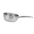 thumbnail image 1 of Cacerola antiadherente de acero inoxidable para leche con mango, cocina, restaurante, diámetro 18 cm 22x8.5cm Sunnimix Sartén de acero inoxidable, 1 of 4