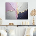 thumbnail image 2 of Designart Abstract Geode Pink IV Canvas Wall Art, 2 of 5