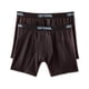 thumbnail image 1 of Calzoncillos tipo bóxer resistentes a la intemperie para hombre, paquete de 2, negro, extragrande Weatherproof boxeadores, 1 of 2