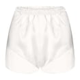 thumbnail image 4 of WCJM White Women's Fashion Casual Pajama Shorts Comfortable Lingerie Pajama Pants, 4 of 8