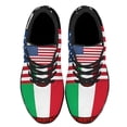 thumbnail image 2 of Italy And America My Nation My Heritage Shoes Sneakers Black Size 5, 2 of 7