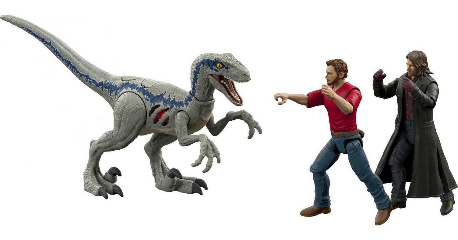​Jurassic World: Dominion Extreme Damage Owen & Velociraptor Blue Pursuit Pack