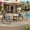 Gray, variant on 3-Piece Outdoor Patio Furniture Set, Modern Textilene Conversation Set with Coffee Table, All-Weather Bistro Set for Lawn, Balcony, Backyard, and Porch, Gray