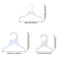 thumbnail image 3 of 10pcs/set Plastic Pet Clothes Hangers For Various Pet Outfits Dog and Cats Closets Outfit Displaying Rack, 3 of 8