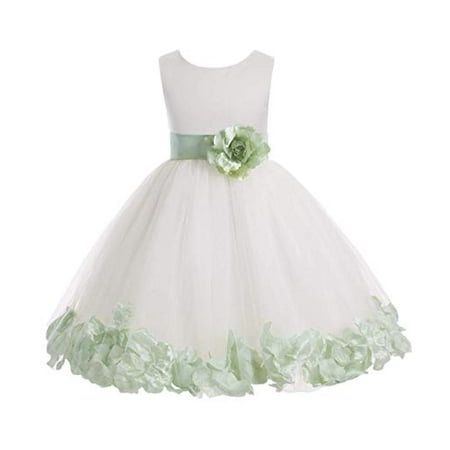 

Ekidsbridal Ivory Tulle Rose Petals Formal Flower Girl Dresses Toddler Girl Dresses Pageant Dresses Wedding Tulle Dresses Birthday Girl Dress Special Occasions Dresses Easter Summer Dresses 302S