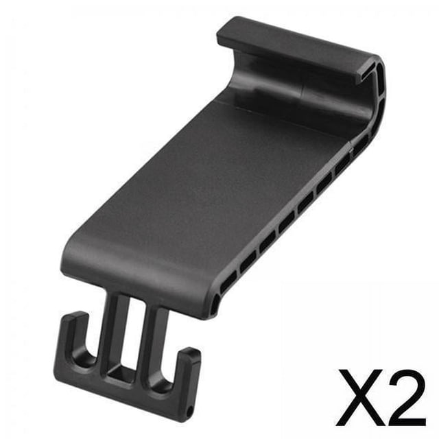2x Soporte Extendido para Tableta Fácil Instalación Ajustable Soporte de Clip de Liberación Duradero Y Ligero Montaje para 3 Control 2 piezas