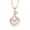 Rose Gold#7321, variant on Momihoom Infinity Teardrop Pendant Necklace for Women 925 Sterling Silver Birthstone Jewelry