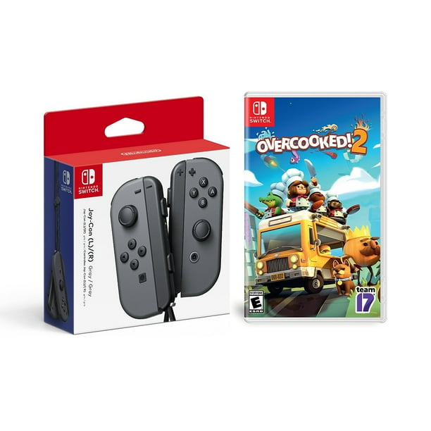 Nintendo Switch Joy Con L R Gray Overcooked 2 Nintendo Switch Game Disc Multiplayer Party Game Console Not Included Walmart Com Walmart Com