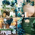 thumbnail image 6 of MMTX Dark Teal Balloon Garland Arch Kit Boy, Double Layer Dark Blue Green Balloons, Jungle Safari Theme Decoration for Boy Birthday Baby Shower, 6 of 9