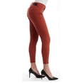 thumbnail image 2 of Mavi Women's Alexa Burnt Henna Sateen 32/28 Mid Rise Super Skinny Pants, 2 of 3