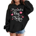 thumbnail image 3 of BOOMNY Unisex Boys Girls Hoodie Long Sleeve Hoodies For Girls Big Sister Letter Graphic Soft Fall Winter Hooded Sweatshirt, 3 of 3