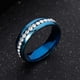 thumbnail image 1 of Fiudx Anillo de Acero Inoxidable para Pareja, Elegante Diseño de Cristal, Joyería Unisex, Accesorio para Bodas, Compromisos y Fiestas, Ideal para Citas y Banquetes, Regalo Perfecto, Juego de 1, 1 of 2