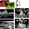 thumbnail image 2 of Scratch Art for Adults-Scratch Painting Kit, Scratch Paper Art Paint by Scratch Kit for Adults&Teens with Foil Engraving Art Set,Craft Lovers|Creative Scratch Art Home Decor(City Scape 1), 2 of 6
