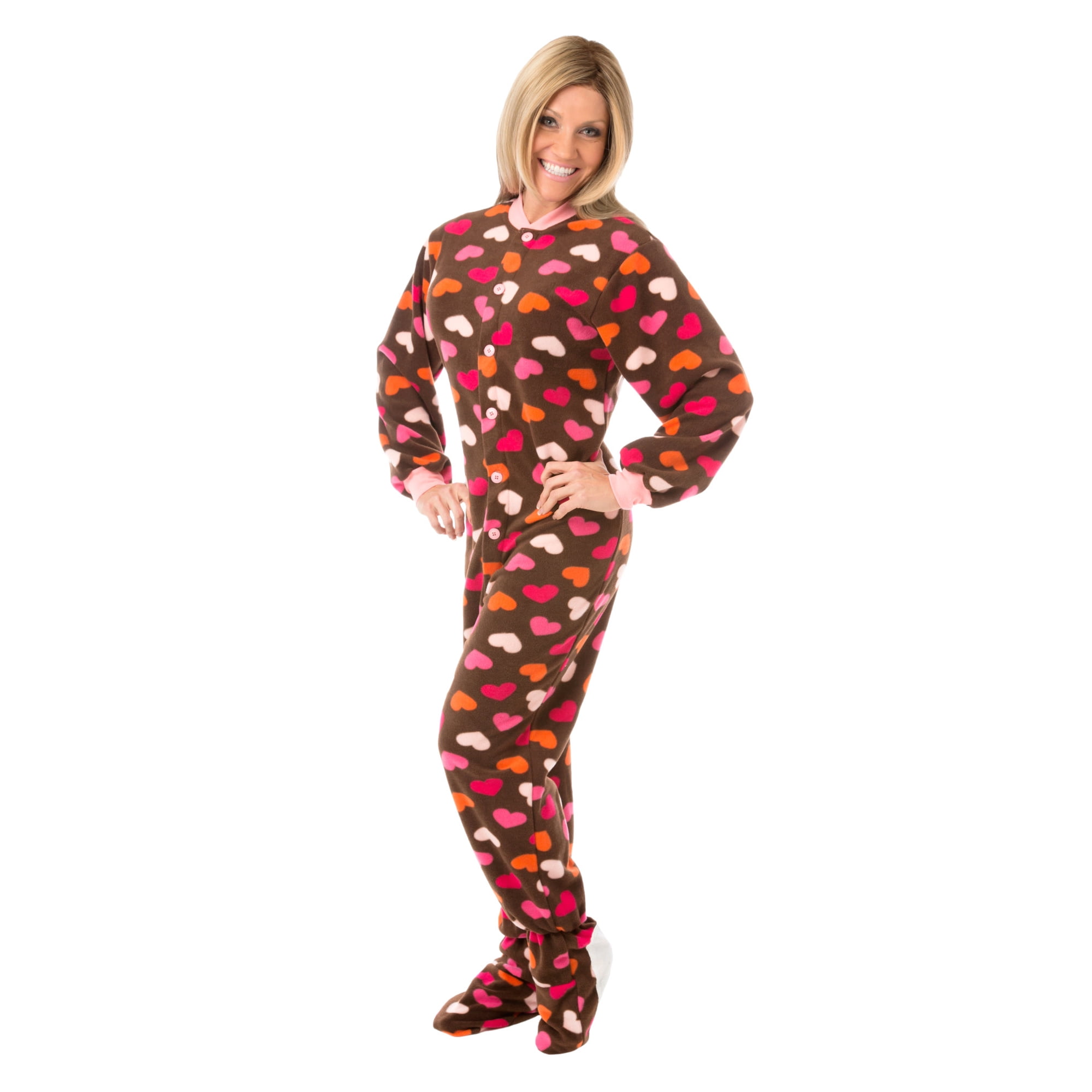 Adult fleece pajamas sale