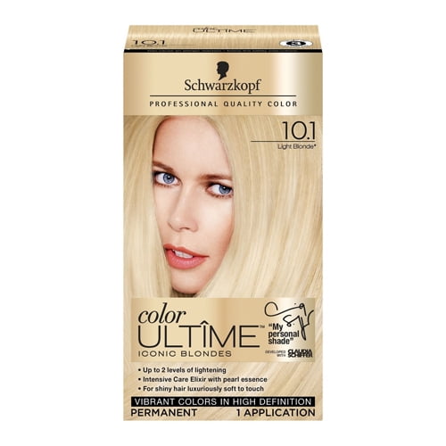 Schwarzkopf Color Ultime Iconic Blondes Hair Coloring Kit, 10.1 Light Blonde, 1 Ea, 2 Pack