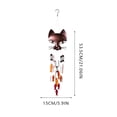 thumbnail image 4 of Interesting Metal Cat Fish Wind Chimes Pendant Personality Design Home Decoration, 4 of 6