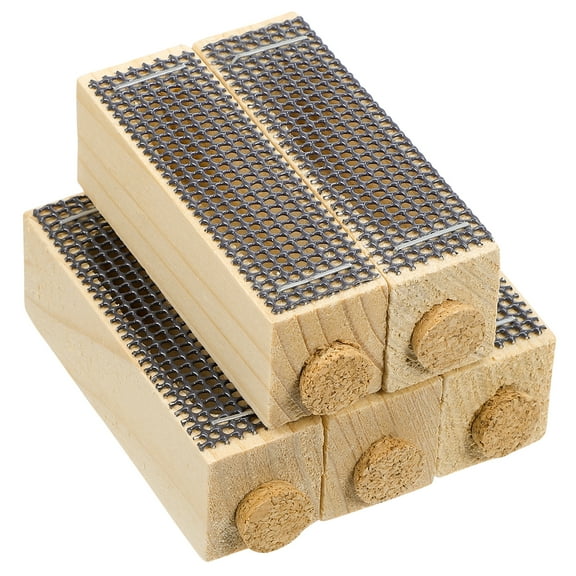 PAMINGONO Beekeeping Equipment Cage Wood Khaki Beekeepers Beekeeping 5Pack