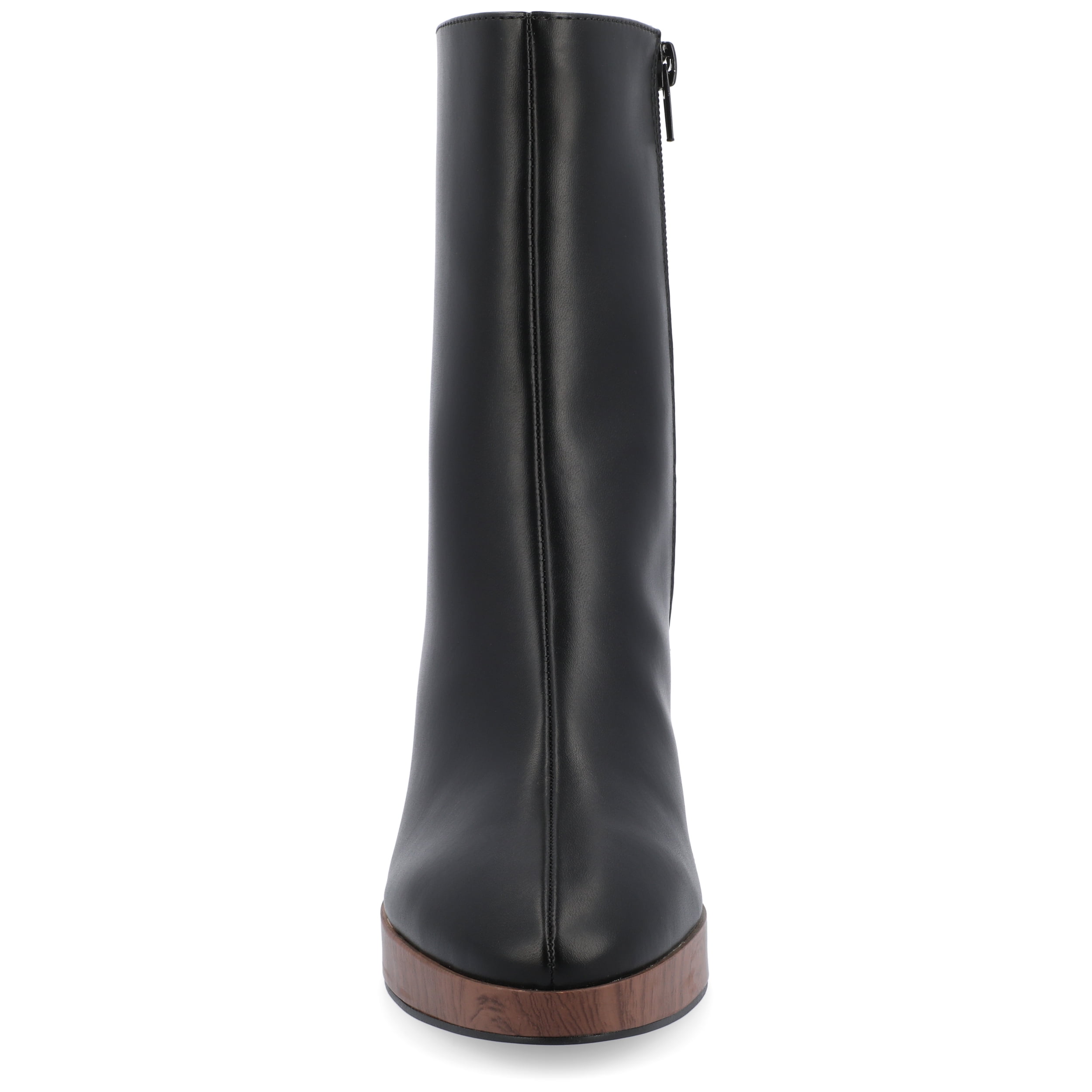 Journee Womens Romer Platform Almond Toe Booties, Widths Available