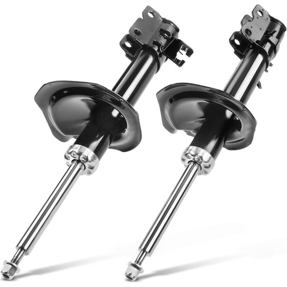 A-Premium Front Pair (2) Shock Strut Absorbers Compatible with Nissan X-Trail 2005-2006