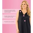 thumbnail image 4 of Exquisite Form - Women's Sleeveless Short Nightgown - Style 30107, 4 of 5