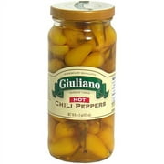 Giuliano Hot Cherry Peppers, 16 oz (Pack of 6)