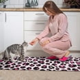 thumbnail image 3 of Pink and Black Of Leopard Print Kitchen Rugs Sets Of 2,Anti Fatigue Kitchen Mat Rugs Non Slip Washable,Decorative Kitchen Floor Mats for Kitchen,Sink,Laundry,17"x30"+17"x47", 3 of 7