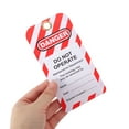 thumbnail image 4 of 10pcs Lockout Tags Do Not Operate Tags Danger Warning Tags for Equipment Repair, 4 of 5