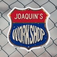 thumbnail image 5 of Joaquin's Workshop 12 inch X 12 inch Shield-Shaped Rust-Free Aluminum Metal Sign Weather Resistant, UV Protected To last, Gift for Dads and Uncles Classic Americana Crafted in the USA, 5 of 7
