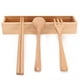 thumbnail image 3 of Juego de 4 palillos y cucharas, vajilla de madera portátil con caja para el hogar, hotel, restaurante, 3 of 10