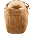thumbnail image 2 of Minnetonka Womens Sheepskin Soft Leather Sole Moccasin Tan Size 5, 2 of 4