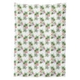 thumbnail image 3 of Ambesonne Palm Tree Tablecloth Rectangular Table Cover, Flamingo Hibiscus Art, 52"x70", Multicolor, 3 of 4