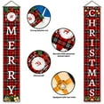 thumbnail image 5 of 3 Pcs MERRY CHRISTMAS Banner Door Hanging Banner Flag Hanging Decorations Welcome Couplet Sign Set for Christmas Front Door Porch Decor 70.8x11.8in, 5 of 9