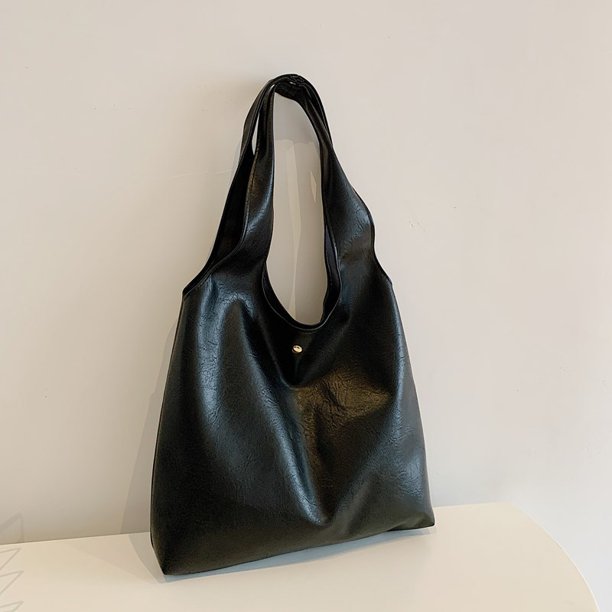 Bolso de gran capacidad estilo universitario retro americano para mujer, nuevo bolso de hombro suelto Maillard otoño e invierno 2025