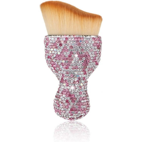 1 Pack Ultra Soft Detailing Brush, Bling Car Dust Removal Brush, Wet and Dry, Non-Scratch Cleaning Brush, Universal Car Interior Crevice Brush, for Cleaning Panels, Air Vent, Leather (Pink)