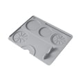 thumbnail image 3 of Tapete para apisonar espresso, accesorio para espresso, tapete antideslizante de silicona para estación de apisonado. gris claro, 3 of 9