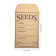 thumbnail image 2 of 200pcs Kraft Paper Envelopes Mini Packets Storage Paper Bags Paper Envelops for Packing, 2 of 8