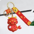 thumbnail image 2 of Tachiuwa 2024 Chinese Dragon New Year Keychain Car Keychains for Handbag Men Backpack B, 2 of 9