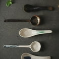 thumbnail image 2 of Ceramic Soup Spoons for Cereal Bowls, for Ramen Dumpling Pho Wonton Miso, 2 of 2