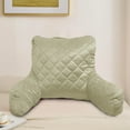 thumbnail image 3 of Home Soft Things DO-IT-YOURSELF Velvet Quilted Bedrest Pillow - Golden Lime-3 - 20" x 18" x 17", 3 of 10