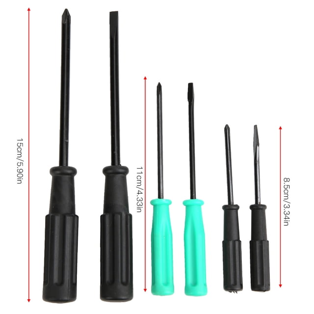 Destornillador para máquina de coser destornillador ranurado de 6 piezas práctico para máquinas de coser industriales ANGGREK Otros