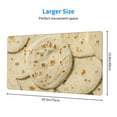 thumbnail image 2 of Kdxio Taco Tortillas Print Large Gaming Mouse Pad,Non-Slip Base,Water Resist Keyboard Pad for Gamer,Office & Home,29.5 x 15.8 in, 2 of 6