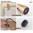thumbnail image 3 of CASAINC Single-Handle Pull Down Sprayer Kitchen Faucet with Power Clean Multi-Function Spray in Brushed Gold, 3 of 4