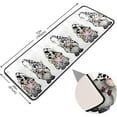 thumbnail image 4 of SKYSONIC 2'X6' Cow Gnome Couple Runner Rug with Rubber Backing, Valentines Day Non Slip Entryway Rug Runner Washable Soft Area Rug Carpet for Hallway Bedroom Kitchen Decor, 4 of 6