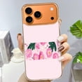 thumbnail image 3 of Case For Apple iPhone Air / 17 Pro / 17 Pro Max Series Case, Slim Thin Transparent Flexible Clear TPU Shockproof Phone Case For iPhone 17 Series, Pink peonies floral, 3 of 6