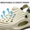 thumbnail image 5 of CHICVOMEY Mules for Men Lightweight Non Slip on Quick Dry Closed Toe Breathable Water Shoes Driving Beach Outdoor Sports Summer, 5 of 7
