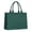 Teal And Black, variant on Large Capacity Tote Bag,Green and Black Checkerboard Pattern Handbag Fashion Luxury Tote Bag,15.7"x13"x 5.1" Inches,Laptop Compatible